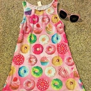 TRULUV- sprinkle donuts party dress and sunglasses